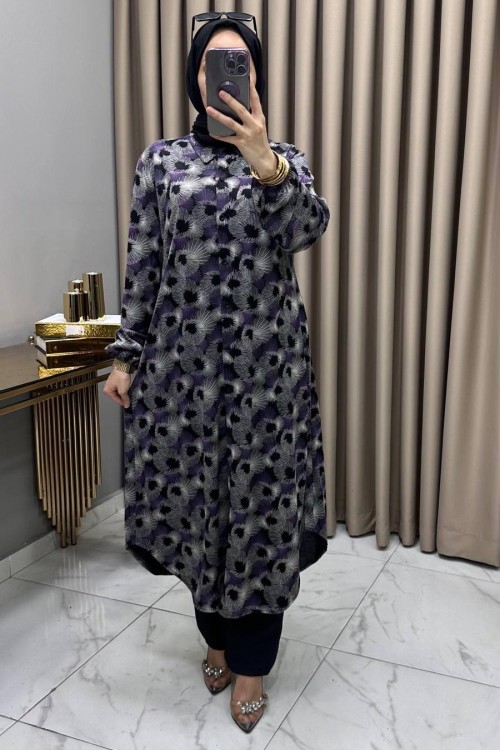 Abide Tunik Mor