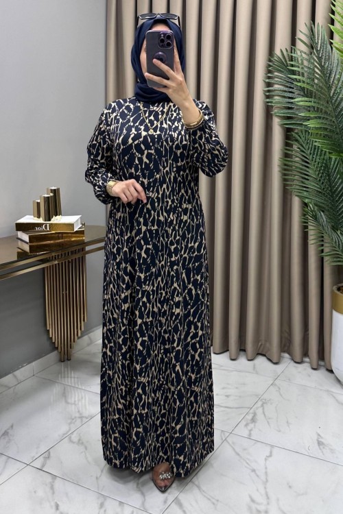 Açelya Elbise Lacivert