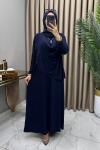 Ahenk Elbise Lacivert