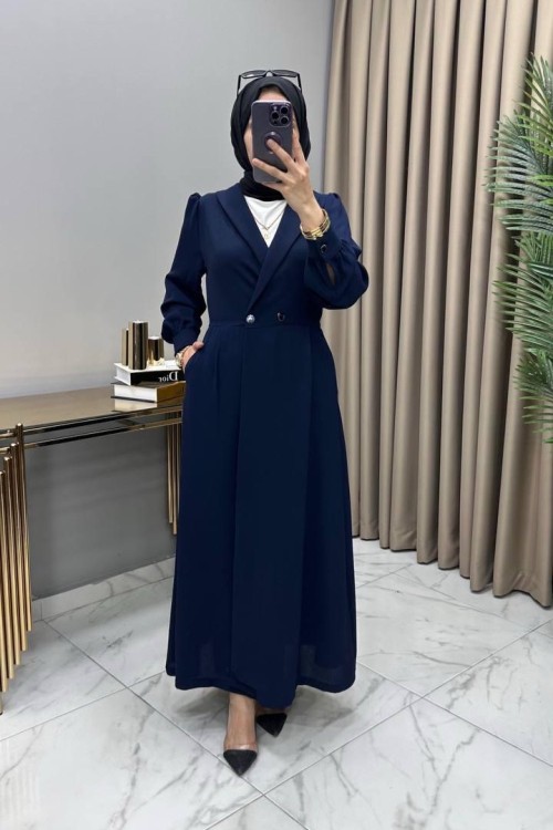 Aslıhan Cepli Kap Lacivert