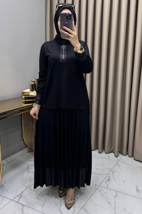 Begonya Takım Siyah