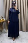Begonya Takım Lacivert