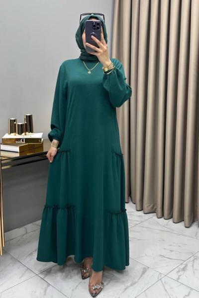 Cansel Elbise Zümrüt