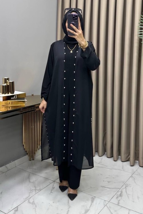 Ceylin Üçlü Takım Siyah