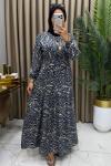 Deren Elbise İndigo