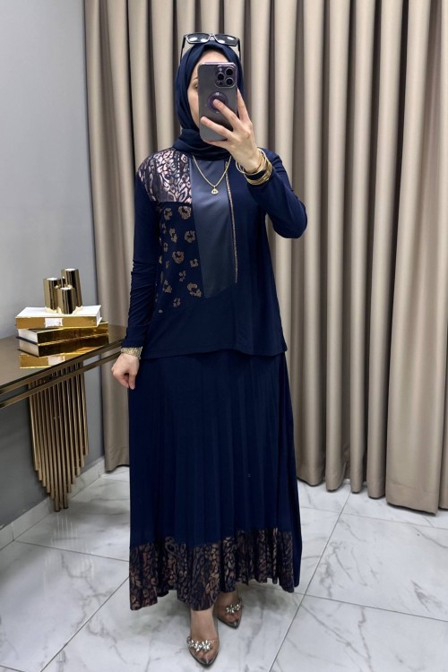 Derya Etekli Takım Lacivert