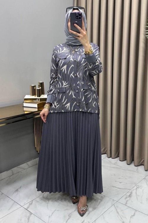 Dora Etekli Takım Füme