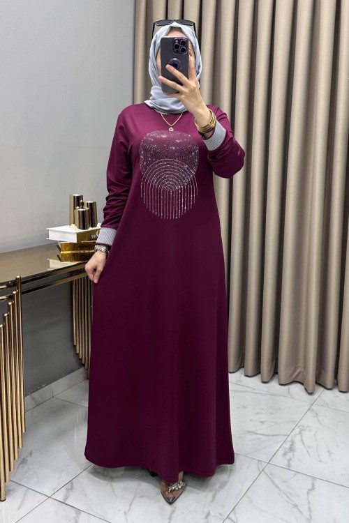 Elfida Abiye Elbise Fuşya