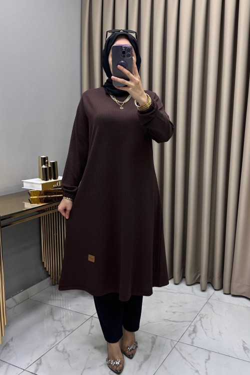 Filiz Tunik Kahve