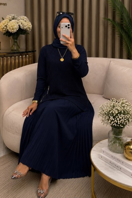 Firuze Takım Lacivert
