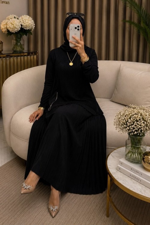 Firuze Takım Siyah