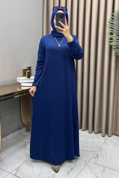 Hüda Elbise İndigo