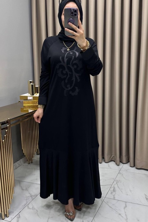 Hüma Elbise Siyah