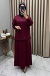 Maya Etekli Takım Bordo