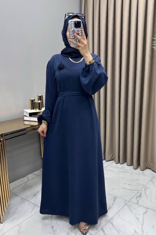 Mila Elbise Lacivert