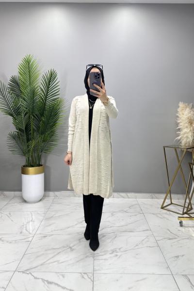 Nazlı Hırka Krem