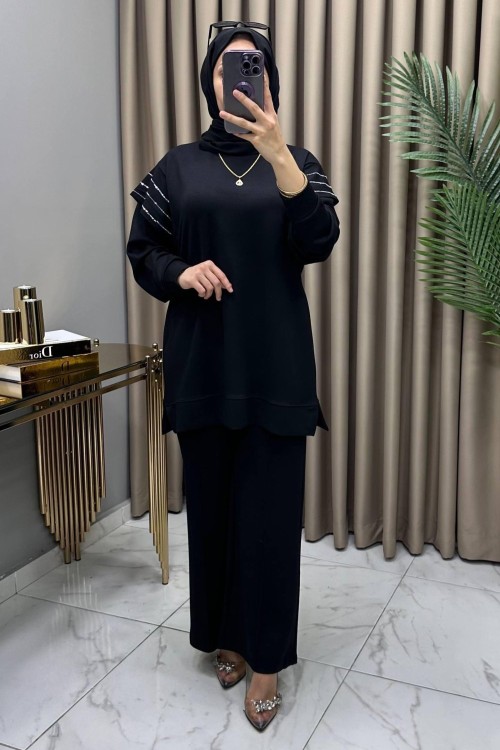 Nergis Oysho Takım Siyah