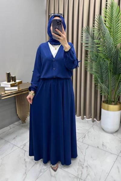 Öykü Etekli Takım İndigo