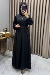 Öznur Elbise Siyah