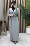 Özüm Abiye Elbise Gri