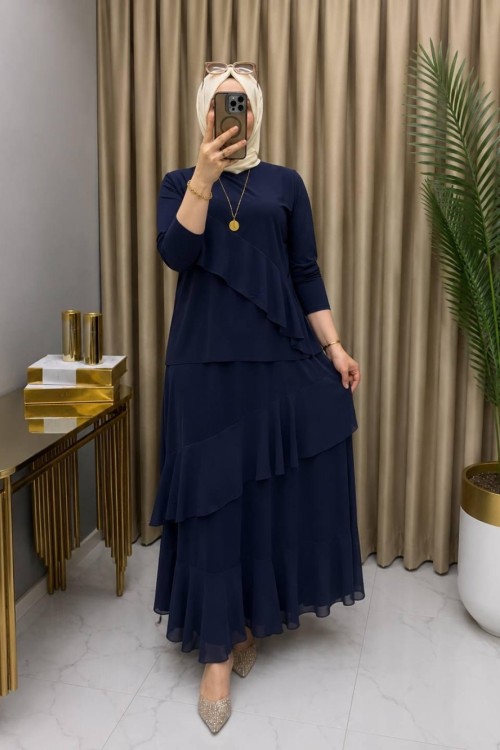 Pera Etekli Takım Lacivert