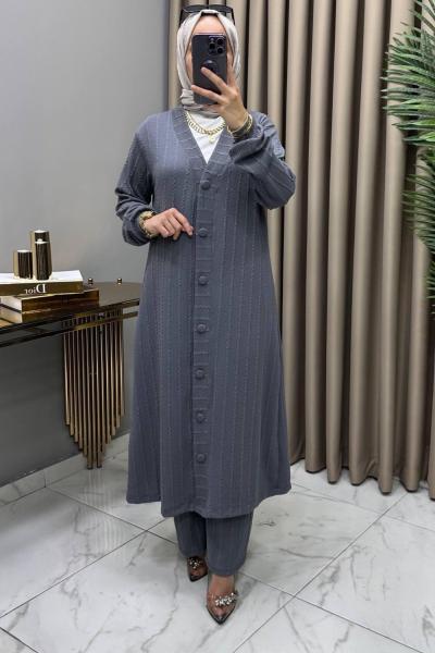 Rüveyda Takım Gri