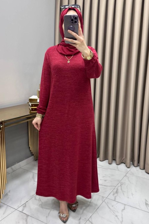 Şebnem Elbise Bordo