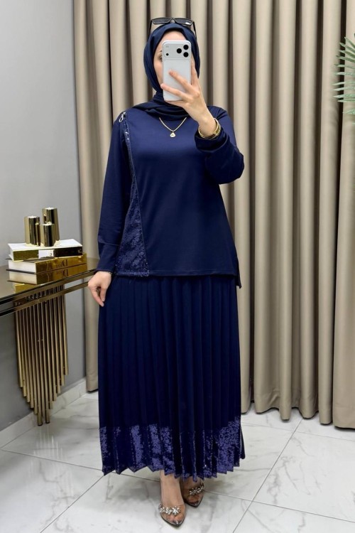 Selma Takım Lacivert