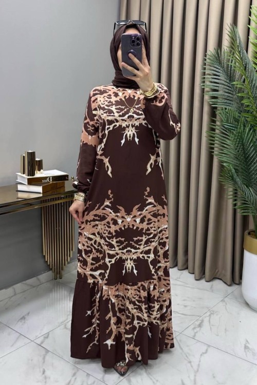 Şimşek Elbise Kahve