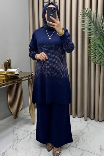 Yağmur Triko Takım Lacivert