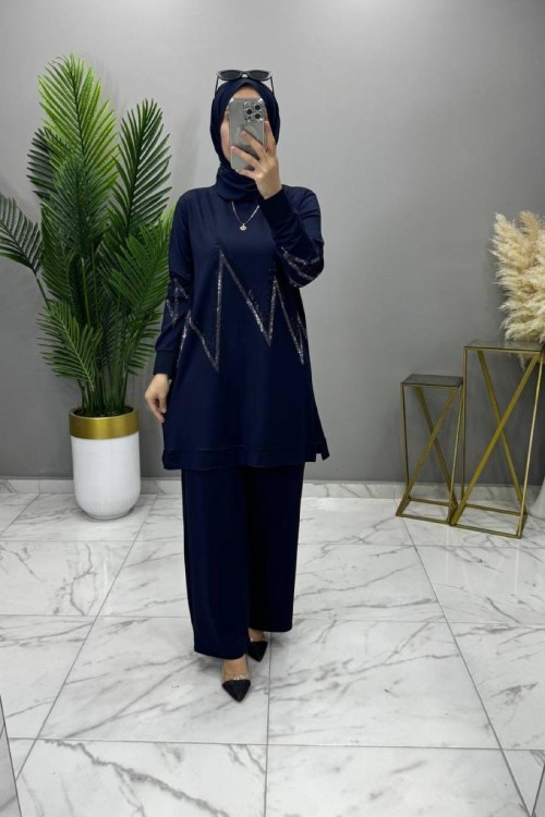 Züleyha Takım Lacivert