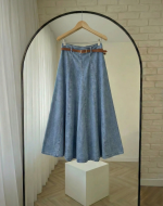 Alina Kot Etek- Acık Mavi