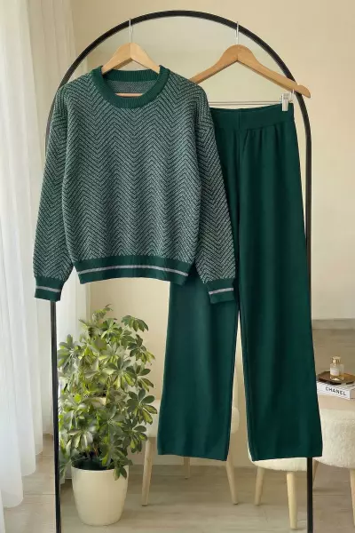 Alya Triko Takım- Yeşil