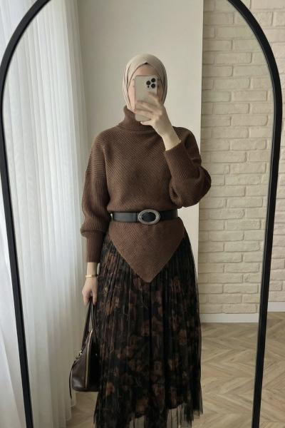 Asimetrik Kazak- Kahve