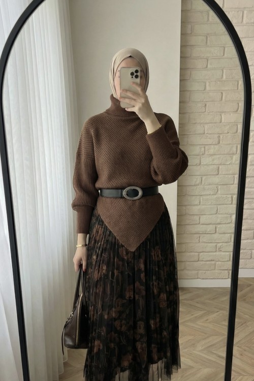 Asimetrik Kazak- Kahve