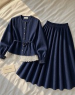 Belinda Denim Takım- Koyu Mavi