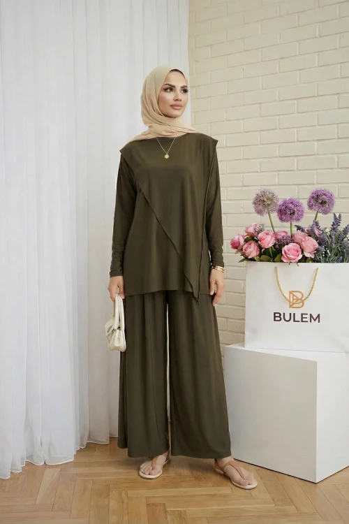 Çapraz Sandy Takım- Haki