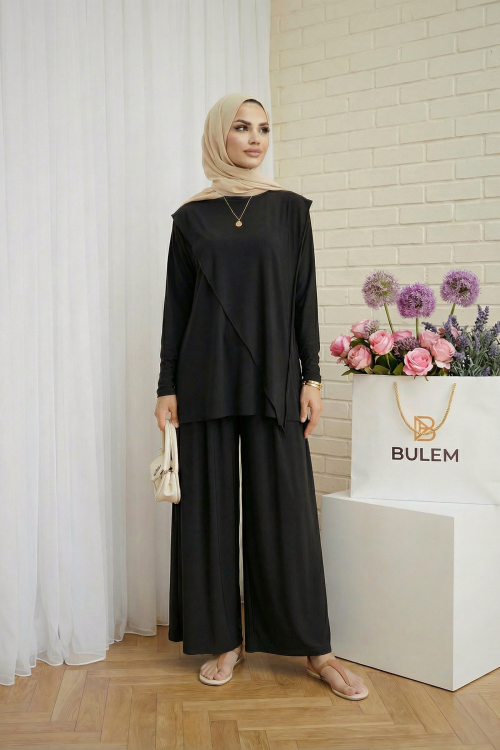 Çapraz Sandy Takım- Siyah