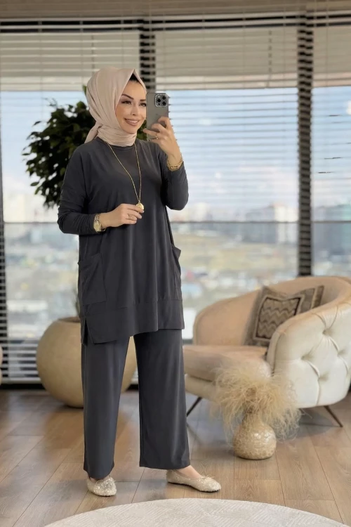 Cepli Sandy Takım- Gri