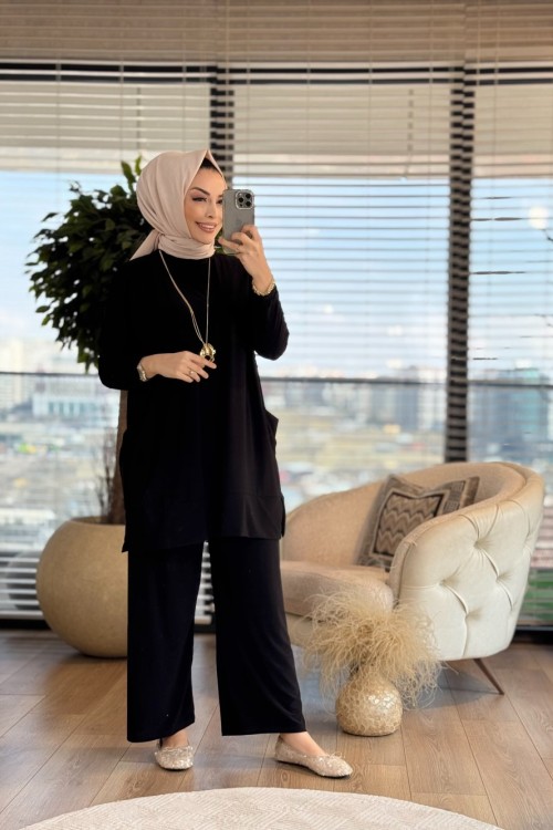 Cepli Sandy Takım- Siyah