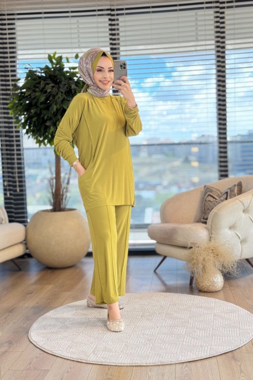 Cepli Sandy Takım- Yağ Yeşili