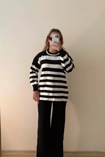 Ceyo Triko Takım- Siyah