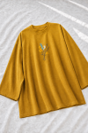 Çicek Basic Bluz- Sari