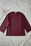 Daily Basic Bluz- Bordo