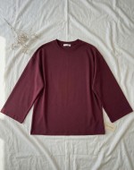 Daily Basic Bluz- Bordo