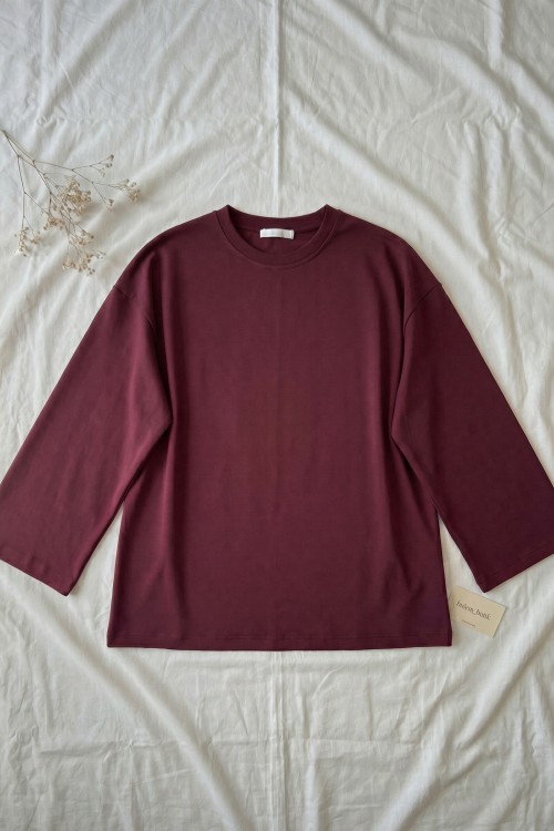 Daily Basic Bluz- Bordo