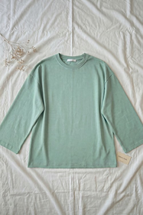 Daily Basic Bluz- Mint