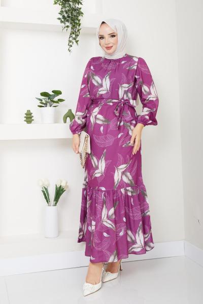 Destan Elbise- Fuşya