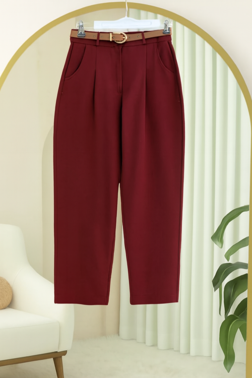 Dudu Pantolon- Bordo