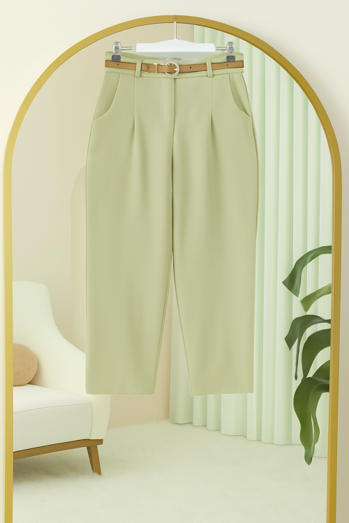 Dudu Pantolon- Yağ Yeşili